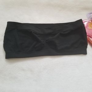 WOMENS BANDEAU BRA LARGE XL BLACK INTIMATES 
Bust: